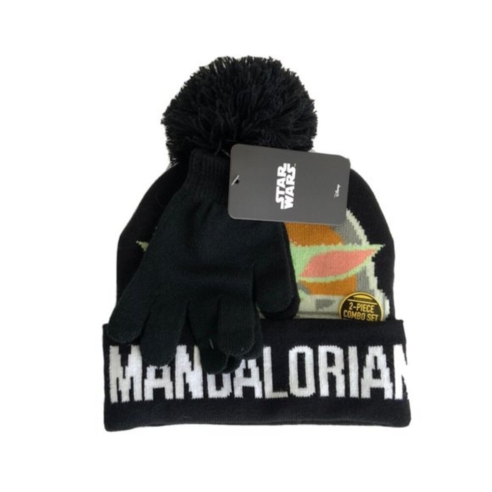 Star Wars Disney Mandalorian Hat & Glove Set Kids
